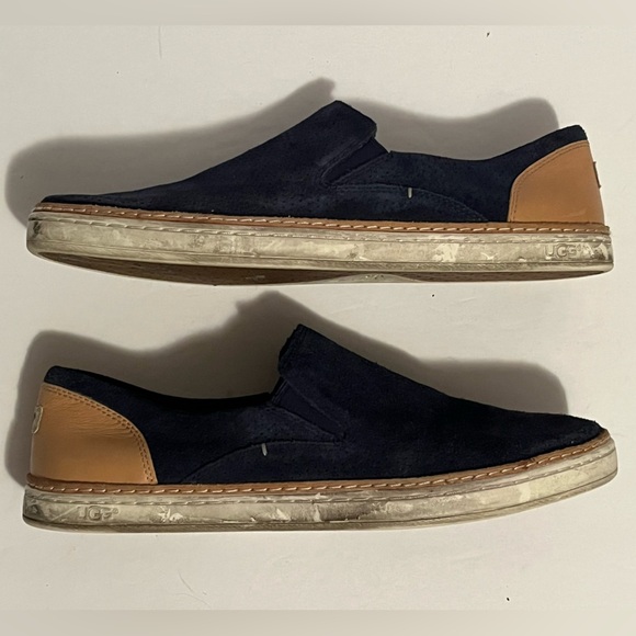UGG Adley Blue Suede Slip On Women Slip On Sneaker - Picture 12 of 16